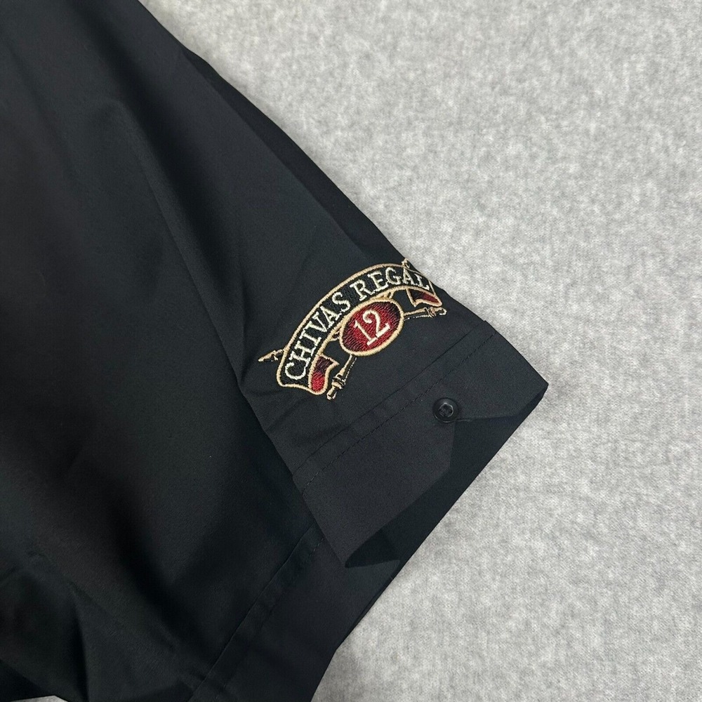 Chevis Regal Romani Guayabera Shirt Mens XL Black Pleated Embroidered NWOT‎ - Picture 4 of 9